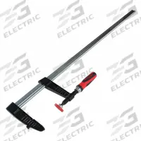 BESSEY Bar Clamp: Medium Duty, Screwdriver Handle, 40 in Jaw Opening - Max, 1,540 lb Clamping Force (MPN TGK4.540+2K). Key specifications — attr668287: Bar Slide; attr668283: Swivel; attr663925: BESSEY.