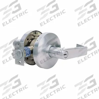 CAL-ROYAL Door Lever Lockset: Office Lever Locksets, Chrome