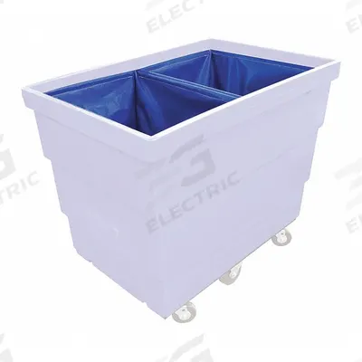 ROYAL BASKET TRUCKS Removable Dividers: G13-BBX-D2N, 43 1/2 in x 29 in x 31 1/2 in, Blue - Removable Dividers for Cube Trucks
