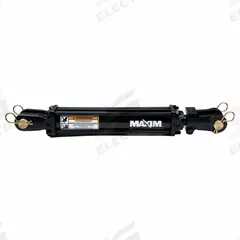 MAXIM Hydraulic Cylinder: 3 1/2 in Bore Dia., 10 in Stroke Lg, 1/2 in NPT Port Size, Double Acting (MPN 218350). Key specifications — attr98892: MAXIM; attr95592: Double Acting; attr1382128: 1/2 in NPT.