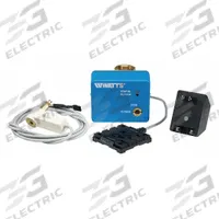 WATTS Water Detection System: Battery-Powered, Leak Detector and Shutoff, 210°F Max. Op Temp (MPN 1" LFWDS-SP-R). Key specifications — Includes Batteries: Yes; Connection Type: FNPT; Detector Type: Leak Detector and Shutoff; Manufacturer Part Number: 1" LFWDS-SP-R; Mounting Location: Water Supply Line; Power Source: Battery; Brand: WATTS; Display Sell UOM: EA.