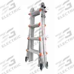 LITTLE GIANT Combination Ladder: 6 Configurations, Aluminum, 300 lb Load Capacity, 39 lb Wt (MPN 10102AS). Key specifications — Brand: LITTLE GIANT.