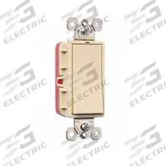 PASS & SEYMOUR Wall Switch: Rocker Switch, Single Pole, Maintained, Ivory, 120/277V AC, 20 A (MPN PT2625I). Key specifications — Brand: PASS & SEYMOUR; Illuminated: Yes; Voltage Rating: 120/277V AC.
