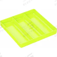 ERNST MANUFACTURING Compartment Tray for Drawer: Yellow, 10 1/2 in Overall Wd, 10 1/2 in Overall Lg (MPN 5023). Key specifications — Brand: ERNST MANUFACTURING; Color: Yellow; Product Type: Tool Tray.