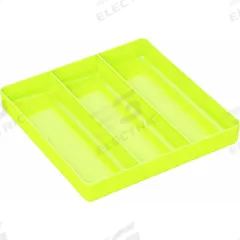 ERNST MANUFACTURING Compartment Tray for Drawer: Yellow, 10 1/2 in Overall Wd, 10 1/2 in Overall Lg (MPN 5023). Key specifications — Brand: ERNST MANUFACTURING; Color: Yellow; Product Type: Tool Tray.