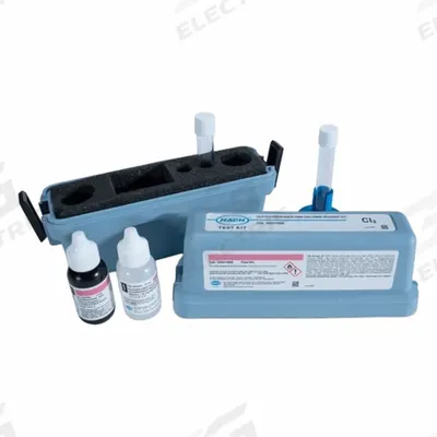 HACH ULR Free Chlorine Fluorescence Test Kit: Chlorine, 2 to 100 µg/L (ppb) Cl₂ - Water Quality Test Kits