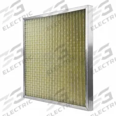 GRAINGER Pleated Air Filter: 24 in x 24 in x 2 in, MERV 8, High Temp (MPN 818G35). Key specifications — Media Material: Fiberglass; Brand: GRAINGER; Frame or Header Material: Aluminum.
