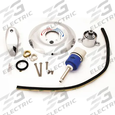 BRADLEY EF-3 Retrofit/Replacement Kit (MPN S65-265GR) - Trim Parts & Decals for Bathtubs & Showers