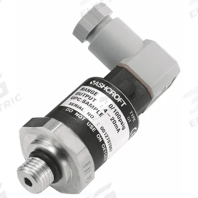 ASHCROFT Pressure Transmitter: -15 psi to 30 psi, 1 to 5V DC - Pressure Transmitters with 4-Pin Mini-DIN Connector