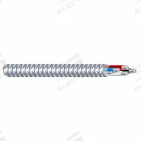 SOUTHWIRE Metal Clad Cable: 10 AWG, 2 Conductors, Copper, 250 ft, Aluminum, Std, THHN/THWN (MPN 68581801). Key specifications — Brand: SOUTHWIRE.