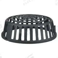 ZURN Dome Strainer: 12 1/2 in Overall Dia, 4 5/8 in Overall Ht, Cast Iron, Unfinished, Drop-In (MPN JP2190-CI-DOME). Key specifications — Connection Type: Drop-In; Finish: Unfinished; Brand: ZURN.