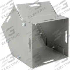 WIEGMANN Wireway 45 Degree Elbow: 4 in Wd, 4 in Ht, 16 ga Gauge, 1, Screw-On Cover, Steel (MPN L040445). Key specifications — Brand: WIEGMANN; Cover Location: Top or Bottom; Finish: Powder Coated; Overall Length: 7.125 in; Cover Locking Style: Screw Clamps; Cover Type: Hinged/Screw-On; With/Without Knockouts - Broad: No; Cover Type - Broad: Screw-On Cover.