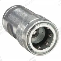 PIONEER Hydraulic Quick Connect Hose Coupling: 1/2 in Coupling Size, Steel, 45.42 lpm Max. Flow Rate (MPN 4050-4). Key specifications — Body Material: Steel; Valve Type: Ball; Thread Size: 1/2"-14; Brand: PIONEER.