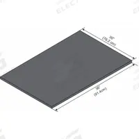 INSTOCK Work Surfaces: 36 in Overall Lg, 30 in Overall Wd, 1 in Countertop Thick, Black, Epoxy (MPN GRLE3630-1). Key specifications — Brand: INSTOCK; Color: Black; Material: Epoxy.