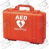 AED Rugged Case: AED Rugged Case, Plastic, Red, 18 in Overall Wd, 21 in Overall Lg, 9 in Overall Dp (MPN V18001-L). Key specifications — Product Type: AED Rugged Case; Color: Red; Material: Plastic; Compatible with Grainger Part Number: 1YNR5; Compatible with Manufacturer Model Number: 80514-000263; Features: Dust Tight.