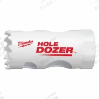MILWAUKEE Hole Saw: 1 1/16 in Saw Dia., 3.5 Teeth per Inch, 1 5/8 in Max. Cutting Dp, Bi-Metal (MPN 49-56-0047). Key specifications — attr1098070: 3.5; attr1098087: MILWAUKEE.