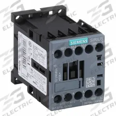 SIEMENS IEC Magnetic Contactor: Non-Reversing, 3 Poles, 3NO Contacts, 9 A, 240V AC Coil (MPN 3RT20161AP61). Key specifications — Brand: SIEMENS; Integrated Surge Suppression: No.