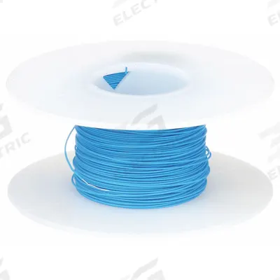 OK INDUSTRIES Spooled Wrapping Wire: 100 ft Overall Lg, 28 AWG Conductor Size - Spooled Wrapping Wires