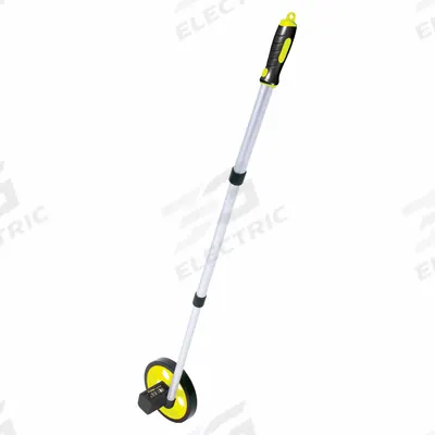 KOMELON Measuring Wheel: 10,000 ft Range, Fixed Handle Handle, Spoked Single Wheel - Mechanical Indoor Measuring Wheels