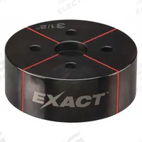 MILWAUKEE Knockout Die: 12 ga Sheet Metal Capacity (Steel), 3 1/2 in Nominal Size, Round, 49-16-2676. Key specifications — attr63418: 49-16-2676; attr63421: MILWAUKEE; attr63425: No; attr63427: Knockout Tools; attr63430: Mild Steel.