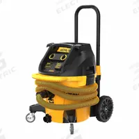 DEWALT Dust Extractor: HEPA, Dry/Wet, 10 gal Tank, 155 cfm Air Flow, 36 mm Hose Dia (MPN DWV015). Key specifications — attr118028: Plastic; attr118016: Yes; attr117997: DEWALT.