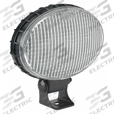 J.W. SPEAKER Vehicle Work Light: Oval, Flood, LED, Pedestal, PE-12015792 Connector - Vehicle Floodlights