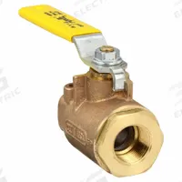 APOLLO Manual Two-Way Ball Valve: 1 in, Bronze, Straight, FNPT x FNPT, 600 psi Max. Pressure (CWP) (MPN 7710501). Key specifications — Brand: APOLLO; Handle: Lever.