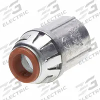 Metal Clad Cable and Flex Cond: Die Cast Zinc, 3/8 in Trade Size, Snap-In, Insulated (MPN 38ASP). Key specifications — Box Connection: Snap-In; Connection Type: Set Screw; Color: Gray; Connection Orientation: Straight; Cable Clamping Method: 2 Screws; Material: Die Cast Zinc; Insulated: Yes; For Use With: MC.