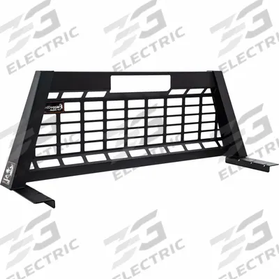 BUYERS PRODUCTS Headache Rack: 71 in Overall Wd, 20 1/5 in Overall Ht, Carbon Steel - Truck Cab Protectors