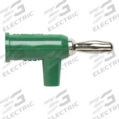 POMONA Banana Plug: 1 1/2 in Lg, 15 A Max Current Measurement, 5,000 V Max Volt Measurement (MPN 1825-5). Key specifications — Manufacturer Part Number: 1825-5; Body Material: Brass; Brand: POMONA; Color: Green.