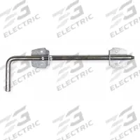 APPROVED VENDOR Cane Bolt: Cane Bolt, Slide Latch, 1/2 in Bolt Head Dia, 3/8 in Max Shackle Dia (MPN 4PB58). Key specifications — Brand: APPROVED VENDOR; Color: Silver; Finish: Zinc; Latch Type: Slide Latch; Hardware Included: Yes; Material: Steel; Product Type: Cane Bolt.