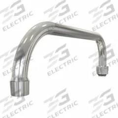 SANI-LAV Spout: Spout, Gooseneck, Swivel Spout, Cast Brass, Chrome, 2 gpm Flow Rate, Aerated, NPT (MPN 205SP). Key specifications — Includes: Aerator; Product Type: Spout; Spout Style: Swivel; Body Material: Cast Brass; Brand: SANI-LAV.