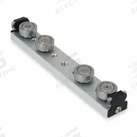 BISHOP-WISECARVER Linear Guide Carriage Assembly: SW, Size 1, 4-Roller Assembly, Ball (MPN UT1WPAR-4A). Key specifications — For Use With: Vee Profile; Product Type: Ball; Carriage Material: Aluminum; For Rail Size: Size 1.