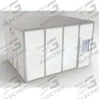 PORTA-FAB Modular Cleanroom: 16 ft x 12 ft x 10 ft, 192 sq ft Int Area, STC 31 (MPN 8CR1216). Key specifications — Brand: PORTA-FAB; Sound Transmission Coefficient: STC 31; Wall Material: Steel; Assembled: Unassembled.