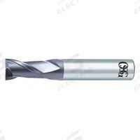 OSG Square End Mill: Carbide, Diamond Coated, 2 Flute, 1 mm Mill Dia, 4 mm LOC, 45 mm OAL (MPN 71200116)