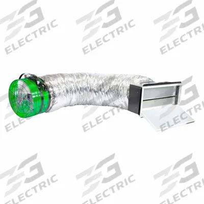 QUIETCOOL Whole House Fan: Ceiling Mount, 20 in Blade, 5,003 cfm Max., 2,502 sq ft Coverage - Ceiling-Mount Low Noise Whole House Fans