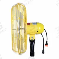 JAN FAN Mounted Fan: 24 in Blade Dia, 115 V, 1/4 hp Motor HP, Ceiling/Floor/Wall Mount, Adapter Kit (MPN JF-AKF24-DCS-Y). Key specifications — Brand: JAN FAN; Voltage: 115 V; Number of Speeds: 2; Fan Mounting Location: Wall; Oscillation: Non-Oscillating; Mounting Type: Adapter Kit.