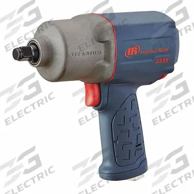 INGERSOLL RAND Air Impact Wrench: Full-Size, 1/2 in Drive, Pistol-Grip, Square, Std - Pistol-Grip Air-Powered Impact Wrenches with Standard Anvils