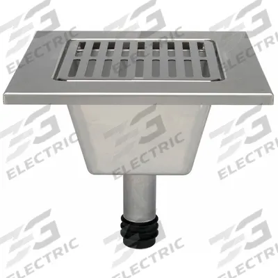 ZURN Floor Sink Liner: 12 3/8 in Overall Wd, 5 3/4 in Sump Dp, 2 in Nominal Pipe Size - Floor Sink Liners