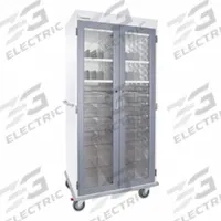 MARKETLAB Mobile Medical Cabinet: 38 3/8 in x 28 1/4 in x 80 5/8 in, 4 Shelves, 14 Drawers, 2 Doors (MPN 50388). Key specifications — Cabinet Color: Gray; Brand: MARKETLAB.