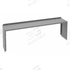 TENNSCO Shelf Riser: 60 in Overall Wd, 10 1/2 in Overall Dp, Gray, Carbon Steel, Steel, 18 in (MPN R-106018). Key specifications — Includes Mounting Hardware: Yes; Color: Gray.