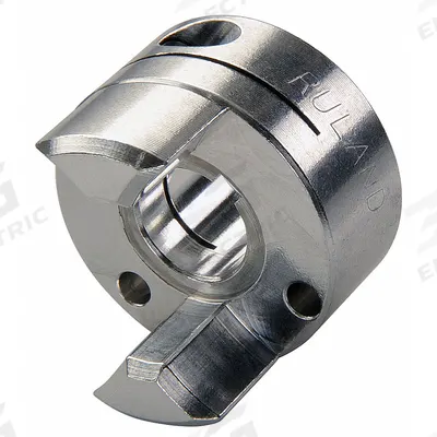 RULAND MANUFACTURING Jaw Coupling Hub: MJC25 Coupling Size, 25.4 mm Outside Dia, Metric - Zero-Backlash Curved Jaw Coupling Hubs