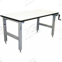 PRO-LINE Workbench: Adj Ht, Laminate, 72 in x 36 in, 750 lb Overall Load Capacity, Gray (MPN IWELH7236P). Key specifications — Brand: PRO-LINE.