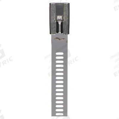 TY-RAP Cable Tie: 12 in Nominal Lg, 4 in Nominal Max. Bundle Dia., 0.29 in Wd - 316 Stainless Steel Cable Ties
