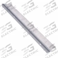 NATIONAL GUARD Door Weatherstripping: Brush Insert, 4 ft Lg, 1 3/8 in Wd, 1/4 in Ht (MPN OV633A-48"). Key specifications — Insert Material: Nylon; Flange Material: Aluminum; Brand: NATIONAL GUARD.