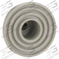 Replacement Bumper: Gray, Rubber, 3/4 in Projection, 1 in Dia (MPN 33J797). Key specifications — Color: Gray; Material: Rubber; Brand: APPROVED VENDOR.