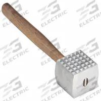 TABLECRAFT PRODUCTS COMPANY Meat Tenderizer: 4 Sides, 13 in Overall Lg, Wood, 10 3/8 in Handle Lg (MPN 3016)