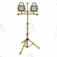 APPROVED VENDOR Tripod Job Site Light: 13,200 lm Max Brightness, LED, 1, 1 Brightness Levels, Yellow (MPN 820DC8). Key specifications — Frame Color: Yellow; Lighting Technology: LED; Operating Voltage: 120V AC; Brand: APPROVED VENDOR; No. of Brightness Levels: 1.