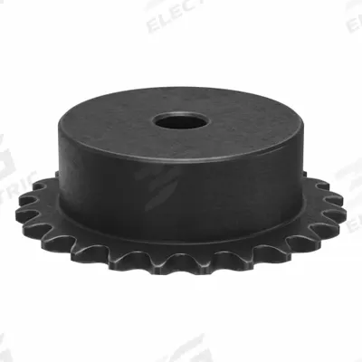 TRITAN Roller Chain Sprocket: One-Sided Hub, For Single Strands, 25, 24 Teeth - Size 25 Plain-Bore Roller Chain Sprockets