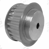 DAYTON Timing Pulley: Trapezoidal, Plain, For T10 Timing Belt Section, For 32 mm Belt Wd, 27 Teeth (MPN 47T10/27-2). Key specifications — Brand: DAYTON; Tooth Profile: Trapezoidal; Finish: Plain.